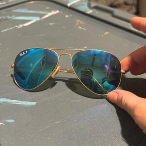 Ray bans sunglasses blue tint